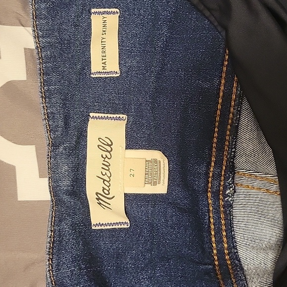Madewell Over The Belly Maternity Skinny Jeans- 27 - Picture 3 of 5
